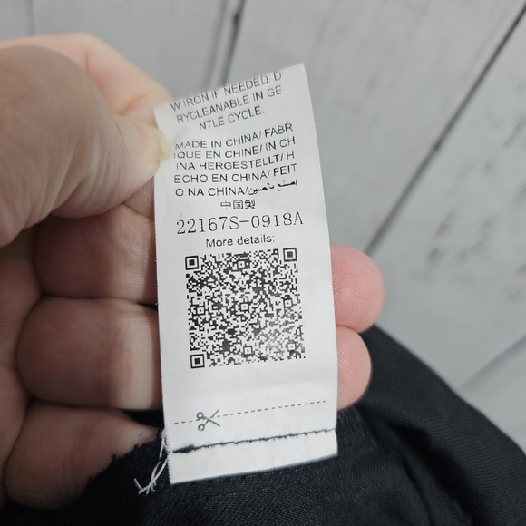 AEL AMY ENJOY LIFE Women's Black High Waisted Pants Pockets Size XS Front Seam. - Picture 10 of 10